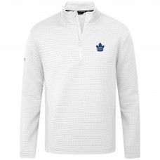 Toronto Maple Leafs Levelwear White Tailgate Quarter-Zip Pullover