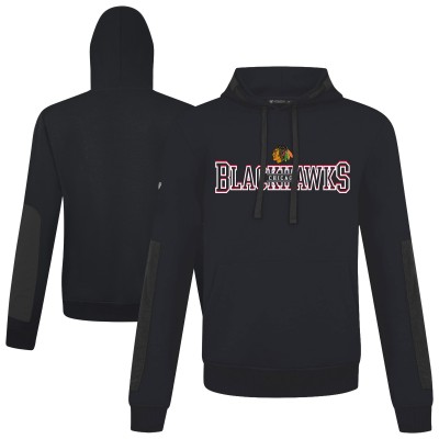Толстовка Chicago Blackhawks Levelwear Black Bombay Journey