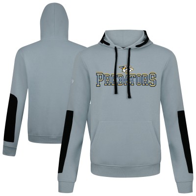 Nashville Predators Levelwear Gray Bombay Journey Pullover Hoodie