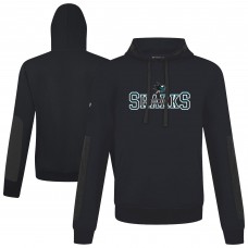 San Jose Sharks Levelwear Black Bombay Journey Pullover Hoodie San Jose Sharks Levelwear Black Bombay Journey Pullover Hoodie