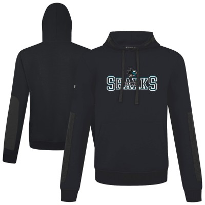 San Jose Sharks Levelwear Black Bombay Journey Pullover Hoodie