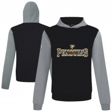 Pittsburgh Penguins Levelwear Black/Gray Ultimate Journey Pullover Hoodie Pittsburgh Penguins Levelwear Black/Gray Ultimate Journey Pullover Hoodie