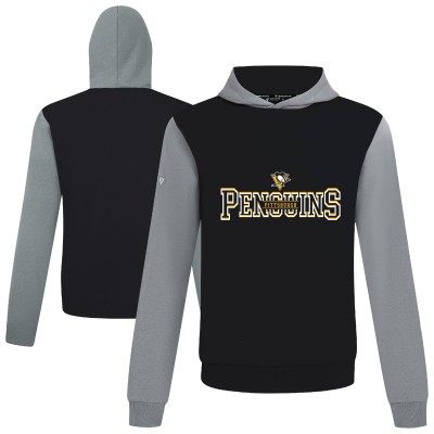 Pittsburgh Penguins Levelwear Black/Gray Ultimate Journey Pullover Hoodie