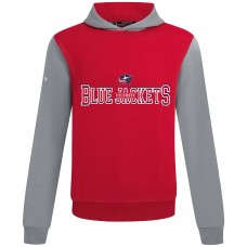Columbus Blue Jackets Levelwear Red/Gray Ultimate Journey Pullover Hoodie