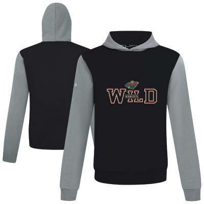 Толстовка Minnesota Wild Levelwear Black/Gray Ultimate Journey
