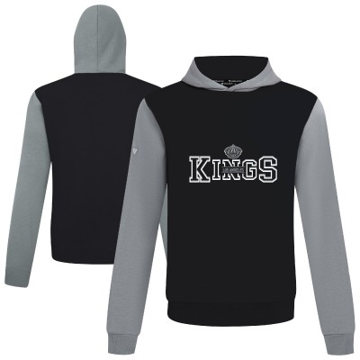 Los Angeles Kings Levelwear Black/Gray Ultimate Journey Pullover Hoodie