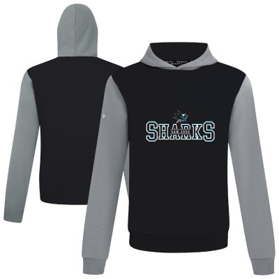 San Jose Sharks Levelwear Black/Gray Ultimate Journey Pullover Hoodie