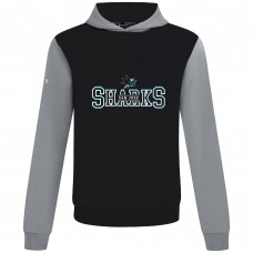 San Jose Sharks Levelwear Black/Gray Ultimate Journey Pullover Hoodie San Jose Sharks Levelwear Black/Gray Ultimate Journey Pullover Hoodie