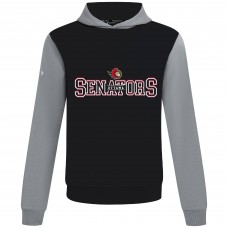 Ottawa Senators Levelwear Black/Gray Ultimate Journey Pullover Hoodie
