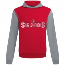 Ottawa Senators Levelwear Red/Gray Ultimate Journey Pullover Hoodie