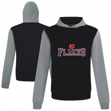 Calgary Flames Levelwear Black/Gray Ultimate Journey Pullover Hoodie
