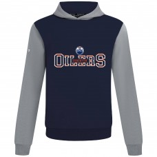 Толстовка Edmonton Oilers Levelwear Navy/Gray Ultimate Journey