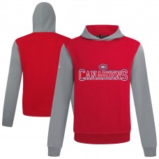 Montreal Canadiens Levelwear Red/Gray Ultimate Journey Pullover Hoodie