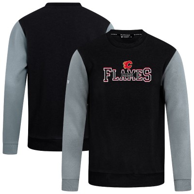 Calgary Flames Levelwear Black/Gray Ultimate Journey Sweatshirt