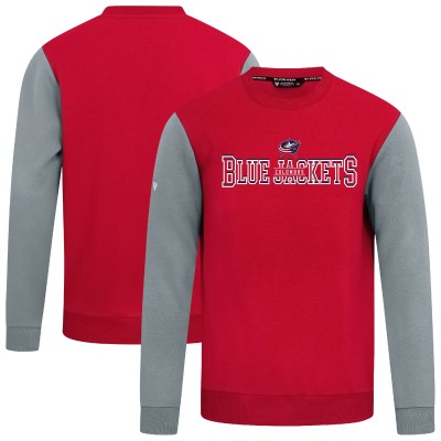 Columbus Blue Jackets Levelwear Red/Gray Ultimate Journey Sweatshirt