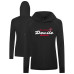 Женская толстовка New Jersey Devils Levelwear Black Slender Monument Raglan