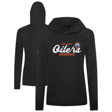 Женская толстовка Edmonton Oilers Levelwear Black Slender Monument Raglan Женская толстовка Edmonton Oilers Levelwear Black Slender Monument Raglan