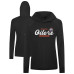 Женская толстовка Edmonton Oilers Levelwear Black Slender Monument Raglan