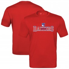 New York Rangers Levelwear Red Anthem Journey Performance T-Shirt New York Rangers Levelwear Red Anthem Journey Performance T-Shirt