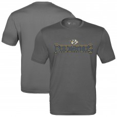 Nashville Predators Levelwear Charcoal Anthem Journey Performance T-Shirt
