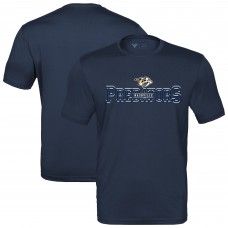 Nashville Predators Levelwear Navy Anthem Journey Performance T-Shirt