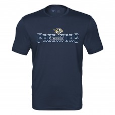 Nashville Predators Levelwear Navy Anthem Journey Performance T-Shirt