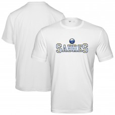 Buffalo Sabres Levelwear White Anthem Journey Performance T-Shirt