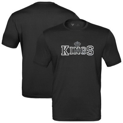 Los Angeles Kings Levelwear Black Anthem Journey Performance T-Shirt