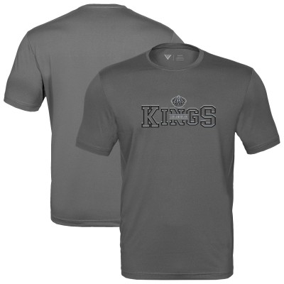 Los Angeles Kings Levelwear Charcoal Anthem Journey Performance T-Shirt