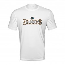 San Jose Sharks Levelwear White Anthem Journey Performance T-Shirt San Jose Sharks Levelwear White Anthem Journey Performance T-Shirt