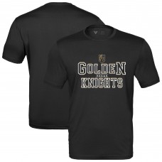 Vegas Golden Knights Levelwear Black Anthem Journey Performance T-Shirt
