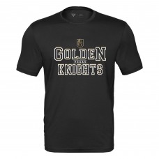 Vegas Golden Knights Levelwear Black Anthem Journey Performance T-Shirt