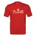 Calgary Flames Levelwear Red Anthem Journey Performance T-Shirt