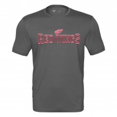 Detroit Red Wings Levelwear Charcoal Anthem Journey Performance T-Shirt