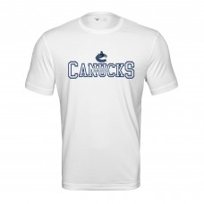 Vancouver Canucks Levelwear White Anthem Journey Performance T-Shirt