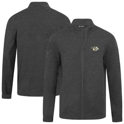 Nashville Predators Levelwear Gray Alec Full-Zip Jacket