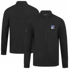 New York Rangers Levelwear Black Alec Full-Zip Jacket New York Rangers Levelwear Black Alec Full-Zip Jacket