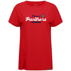 Женская футболка Florida Panthers Levelwear Red Influx Monument
