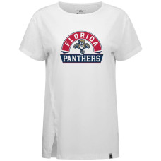 Женская футболка Florida Panthers Levelwear White Influx Banner Arch