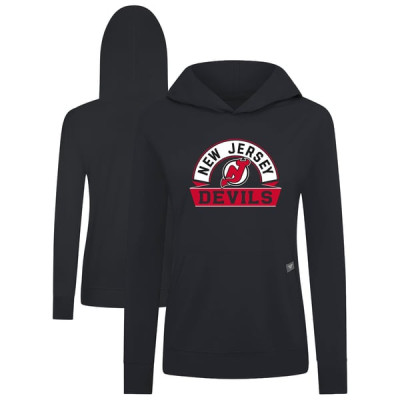 Женская толстовка New Jersey Devils Levelwear Black Relay Banner Arch