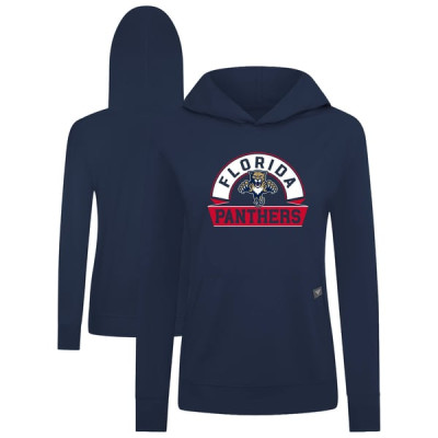 Женская толстовка Florida Panthers Levelwear Navy Relay Banner Arch