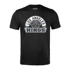 Los Angeles Kings Levelwear Black Richmond Banner Arch T-Shirt Los Angeles Kings Levelwear Black Richmond Banner Arch T-Shirt
