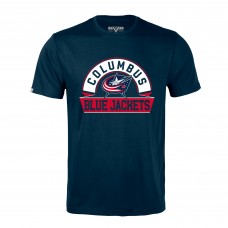 Columbus Blue Jackets Levelwear Navy Richmond Banner Arch T-Shirt