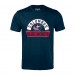 Columbus Blue Jackets Levelwear Navy Richmond Banner Arch T-Shirt