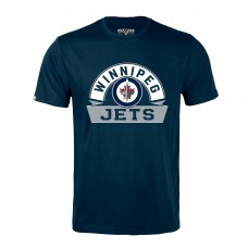 Футболка Winnipeg Jets Levelwear Navy Richmond Banner Arch