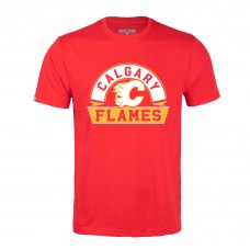 Calgary Flames Levelwear Red Richmond Banner Arch T-Shirt