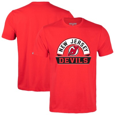 Футболка New Jersey Devils Levelwear Red Richmond Banner Arch