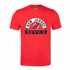 Футболка New Jersey Devils Levelwear Red Richmond Banner Arch