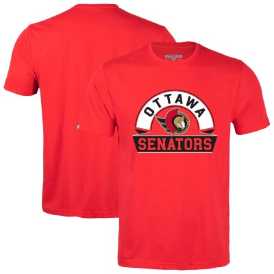 Ottawa Senators Levelwear Red Richmond Banner Arch T-Shirt