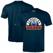 Футболка Edmonton Oilers Levelwear Navy Richmond Banner Arch